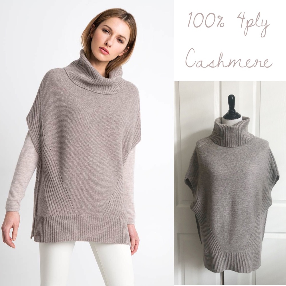 NWOT Cashmere Knit Sweater Vest